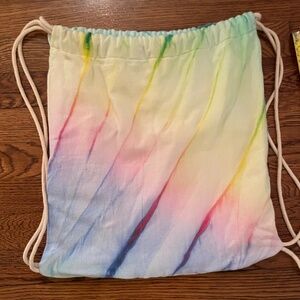 RARE Sand Cloud Tie Dye Wanderlust Drawstring Backpack